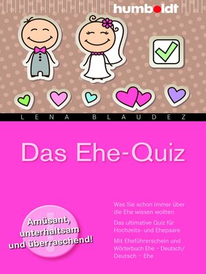 cover image of Das Ehe-Quiz